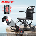 Load image into Gallery viewer, Ultra-light Aluminum Alloy Wheelchair,Travel Wheelchairs For Elderly,Foldable,Compact DGMT-105
