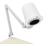 Load image into Gallery viewer, Nail Dust Collector Tabletop Nail Dust Cleaner Dimmable LED Light Manicure Dust Extractor Machine Clamp Mount - coolbabymalls