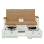 Load image into Gallery viewer, Double Pedicure Massage Chair Foot SPA Massage Chair for Pedicure and Manicure with Basin and Storage Drawer - coolbabymalls