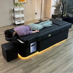Load image into Gallery viewer, Multifunctional Salon Back Lifting Foot Massage Bed Shampoo Chair Pedicure Head Spa Bed Shampoo Bed - coolbabymalls