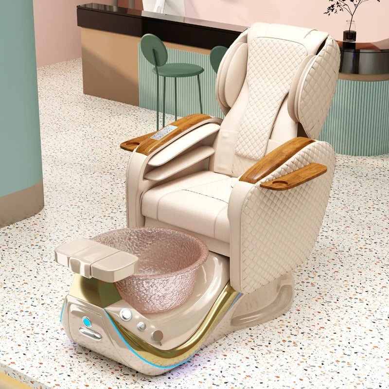 Professional Modern Nail Salon Furniture Comfortable Foot Spa Pedicure Massage Chair Luxury for Salon - coolbabymalls