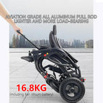 Load image into Gallery viewer, Electric Folding Lightweight Wheelchair - with Removable 6Ah Lithium Battery and 360W Brushless Motor, Net Weight Only 17kg, 100kg Load Capacity and Up to 12km Range

