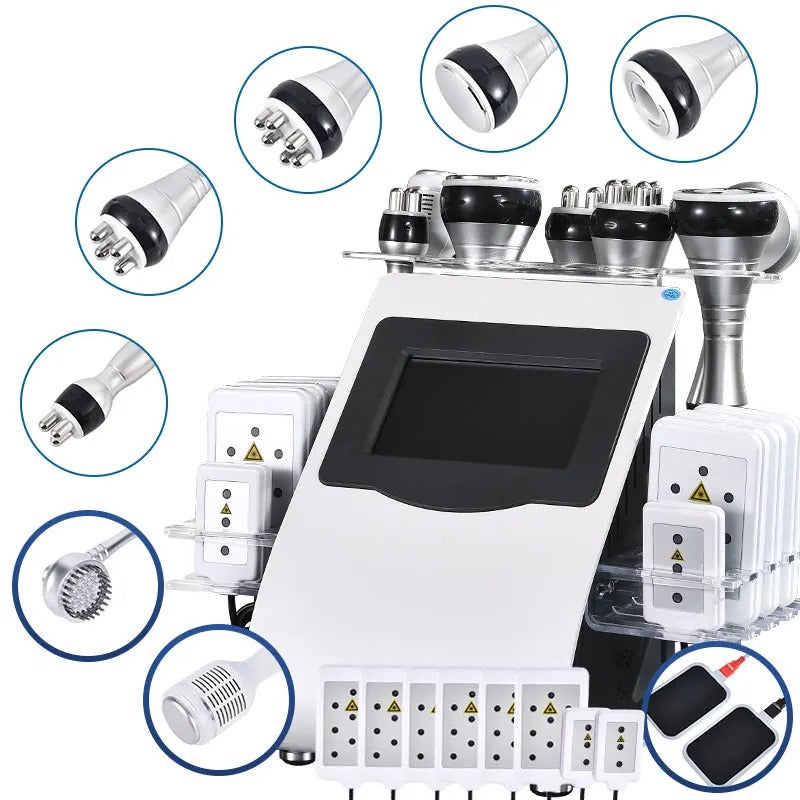 9 in 1 40K Cavitation Machine Vacuum Weight Loss and Slimming Device Anti Fat Mass Ultrasonic Beautiful Equipment - coolbabymalls