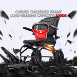 Load image into Gallery viewer, Ultra Lightly Folding Manual Travel Wheelchair for Disabled and Elderly with Telescopic Handle Could Carry on the Plane
