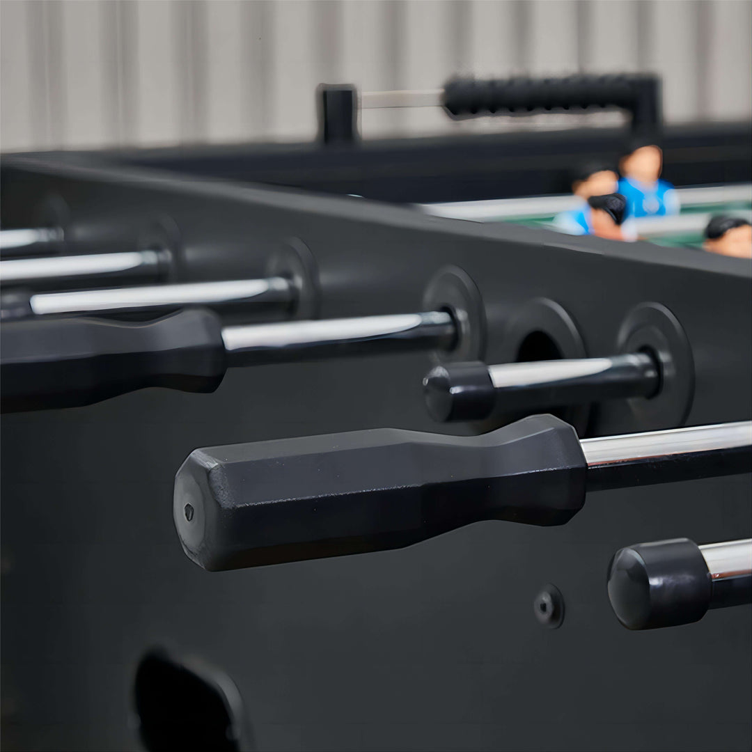 55-Inch Foosball Table Adult Size - Soccer Table with Chrome Plated Steel Rods - 2 Drink Holders - 4 Leg Levelers