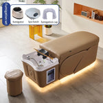Load image into Gallery viewer, Massage Table Shampoo Chairs Head Spa Equipment &amp; Spa Bed with LED, Water Cycle Heater, Steam, and Aromatherapy - coolbabymalls