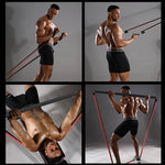 Load image into Gallery viewer, COOLBABY Pilates Bar Kit with Resistance Bands（150LBS）, Resistance Bands Set with Bar - COOL BABY
