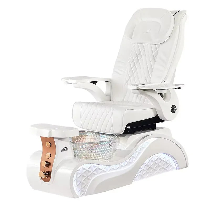 Body Massage Manicure European Electric Nail Salon Foot Spa Pedicure Chair Modern Style for Beauty Shop - coolbabymalls