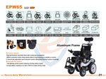 Load image into Gallery viewer, ENJOYCARE EPW65: Heavy-Duty Power Wheelchair, Stable with 2x75AH Battery - coolbabymalls
