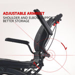 Load image into Gallery viewer, Ultra Lightly Folding Manual Travel Wheelchair for Disabled and Elderly with Telescopic Handle Could Carry on the Plane

