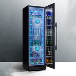 Load image into Gallery viewer, 150L Wine Cooler/Cabinet Beverage Refrigerator Wine Cellar Beer Soda Clear Glass Door Bar Fridge Quiet Compressor Adjust Temp Freestanding Indoor Use lce Bar Wine Cabinet