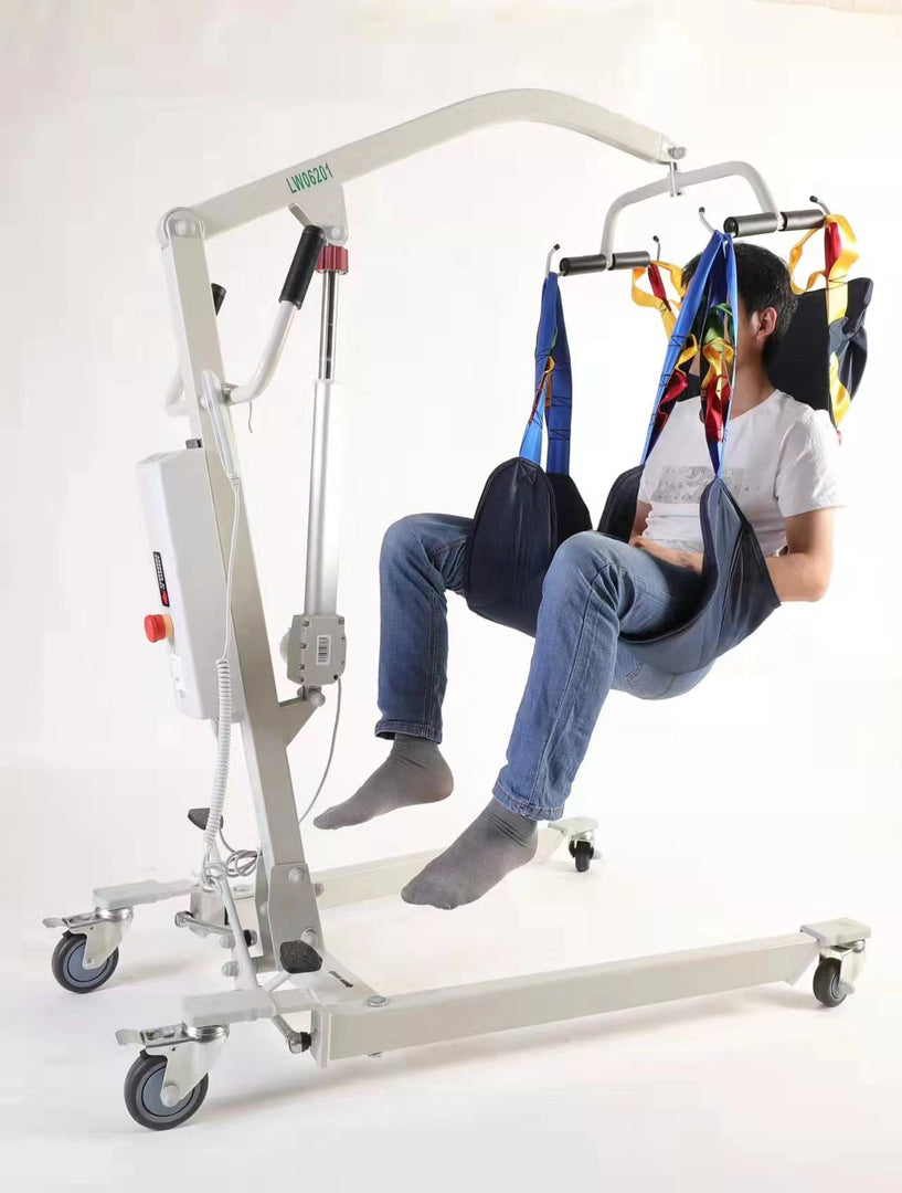 ENJOYCARE EK06201 Electric Patient Lift Transfer Machine, Full Body Patient Transfer Lifter - coolbabymalls