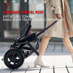 Load image into Gallery viewer, Ultra Lightly Folding Manual Travel Wheelchair for Disabled and Elderly with Telescopic Handle Could Carry on the Plane
