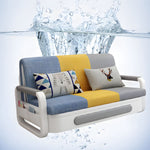 Load image into Gallery viewer, Apartment Furniture Foldable Sofa Bed Storage Modern Folding Adjustable Sofa Bed For Living &amp; Bed Room (Tricolor, Width158cm)