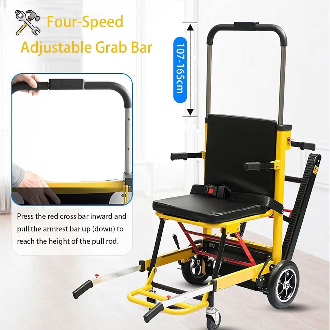 Coolbaby DDLY07 Electric Stair Climbing Wheelchair - Foldable and Lightweight with a 353lb Load Capacity for Elderly Users - coolbabymalls