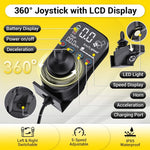 Load image into Gallery viewer, Powerful Lithium Rechargeable Controlled Lightweight 17.5kg Elderly Electric Wheelchair Brushless Motor Health Care Wheelchair
