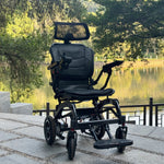 Load image into Gallery viewer, Powerful Lithium Rechargeable Controlled Lightweight 17.5kg Elderly Electric Wheelchair Brushless Motor Health Care Wheelchair
