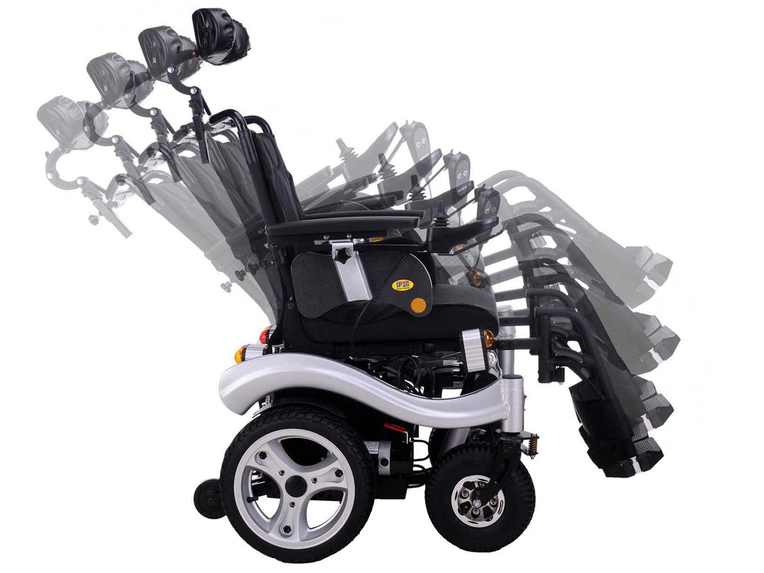 ENJOYCARE EPW65: Heavy-Duty Power Wheelchair, Stable with 2x75AH Battery - coolbabymalls