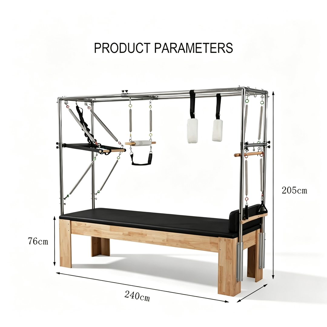 COOLBABY SSZ-GJC01 Pilates Reformer Solid Wood Loft Bed - coolbabymalls