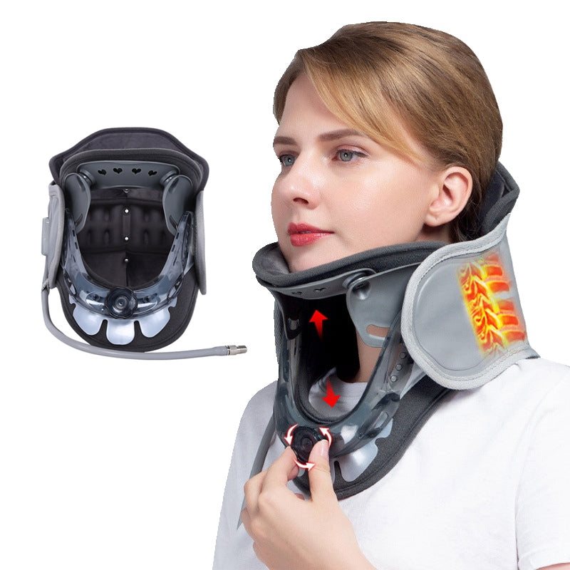 COOLBABY SSZ-HJ01 Adjustable Inflatable Cervical Tractor for Neck Pain Relief and Spine Alignment - coolbabymalls