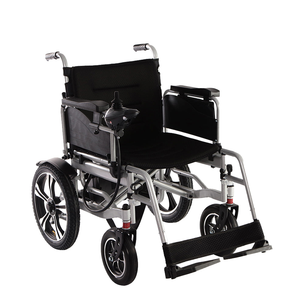 Folding Power Wheelchair with 52cm Widen Spacious Seating Electric Wheelchair for Adults, Seniors, Elderly - coolbabymalls