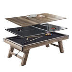 Load image into Gallery viewer, COOLBABY 3 in 1 8ft Pool Billiard Table + Household Table Tennis Table + meeting or dining table Multi Function Game Table - coolbabymalls