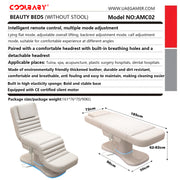COOLBABY Multi-Purpose Electric Beauty Bed – Portable Spa Massage Table with Adjustable Height for Aesthetic Tattoo - coolbabymalls