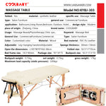 Load image into Gallery viewer, COOLBABY Portable Fitness Massage Table - Professional Adjustable Folding Bed for Ultimate Relaxation - coolbabymalls
