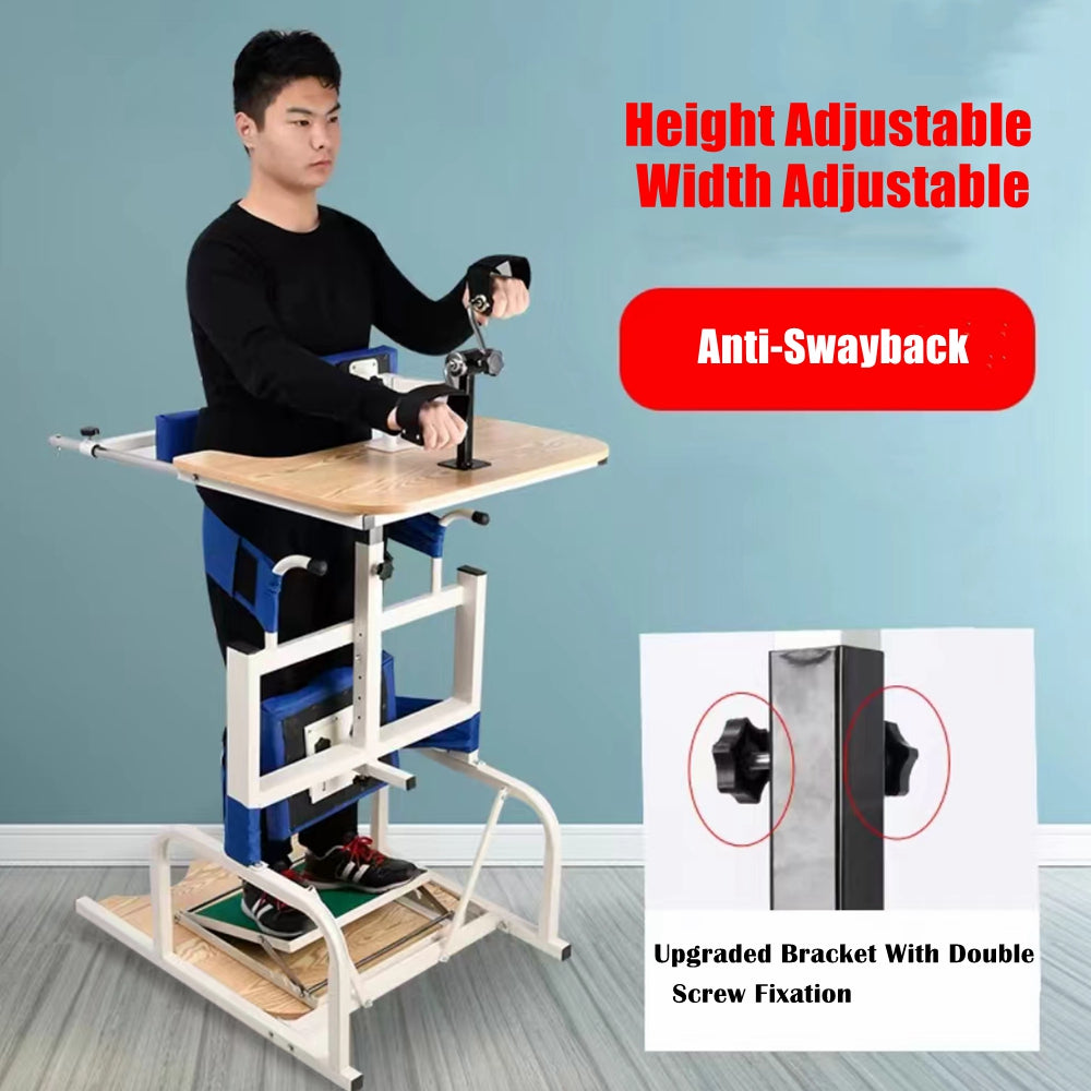 COOLBABY SSZ-ZLJ02  Adult Stroke Hemiplegia Rehabilitation Training Equipment Rehabilitation Training Standing Frame Adjustable Lower Limb Rehabilitation Equipment - coolbabymalls