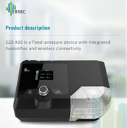 BMC ZLJ-HXJ G2S A20 Sleep Apnea Machine Fully Automatic Sleep Apnea Machine Non-invasive Anti-snoring Device Comes With Full Size Nasal Mask Set - coolbabymalls