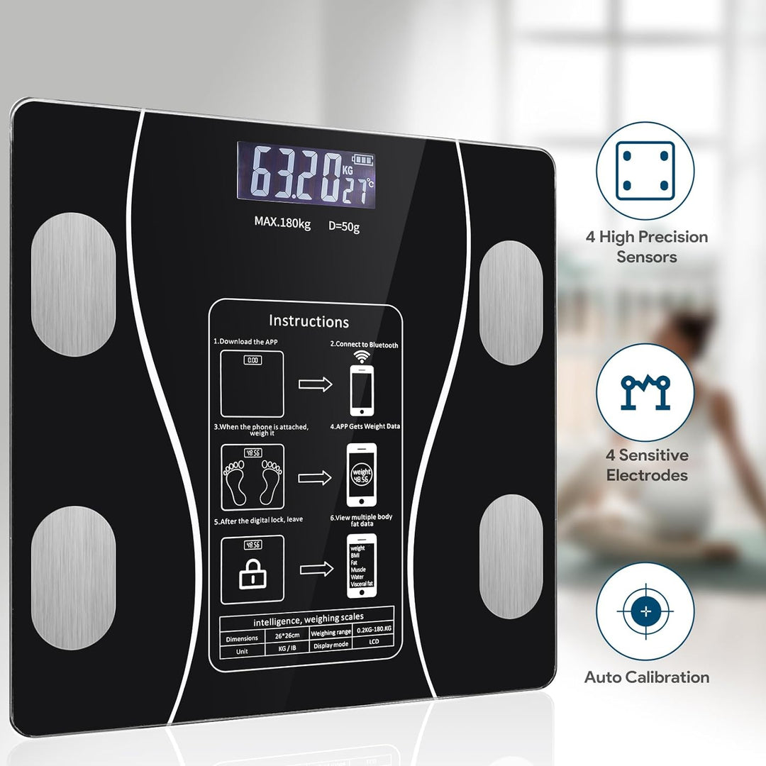 COOLBABY YLY084 Digital Weight Scale with LED Display With Mobile App - coolbabymalls