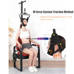 Load image into Gallery viewer, COOLBABY ZLJ1107 Cervical Traction Device Adjustable Cervical Traction Chair Neck Traction Stretcher Home Physical Therapy To Relieve Head And Neck Discomfort - coolbabymalls
