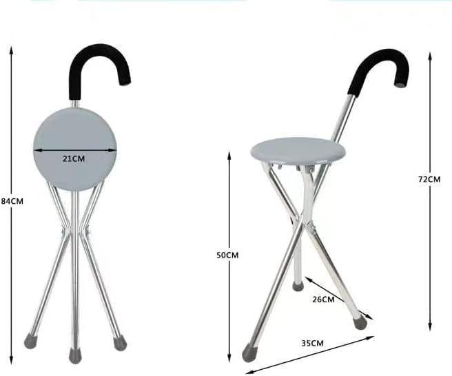 COOLBABY SSZ-GZD Aluminum alloy walking stick stool trekking stick