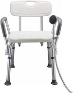 Load image into Gallery viewer, COOLBABY SSZ-XZD02 Height-Adjustable Shower Sliding Stool with Armrests - coolbabymalls
