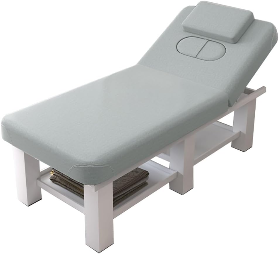 COOLBABY Massage Table, Salon Beauty Bed Spa Table with Adjustable Backrest - coolbabymalls