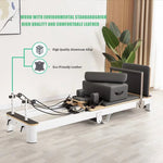 Load image into Gallery viewer, COOLBABY SSZ-PLT04 Pilates Core Bed Yoga Bed Sports Aluminum Alloy Material Home Stretch Home Stretch Training Fitness Equipment Folding Model - COOLBABY
