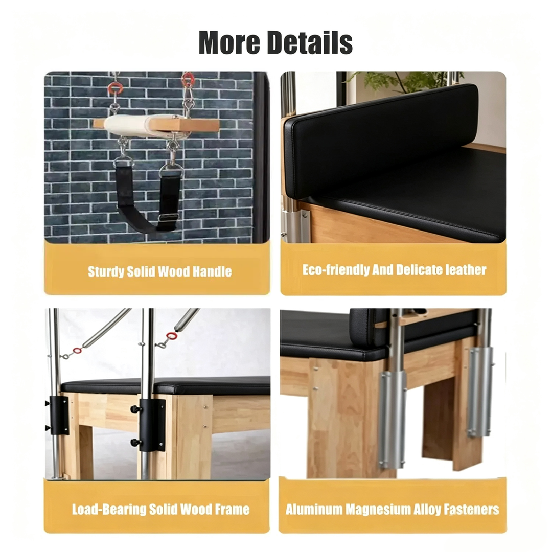 COOLBABY SSZ-GJC01 Pilates Reformer Solid Wood Loft Bed - coolbabymalls
