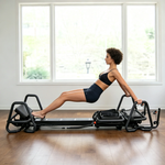 Load image into Gallery viewer, Black Aluminum Pilates Reformer Machine for Fitness Clubs Studio Use and Home Training - coolbabymalls