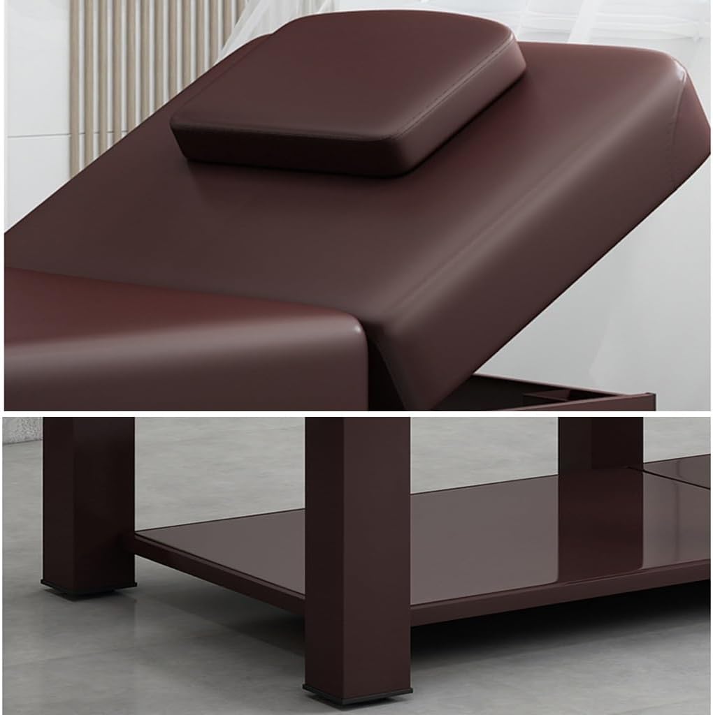 COOLBABY PU Heavy Duty Stationary Massage Bed, Table, Beauty Therapy Couch, for Treatment Table - coolbabymalls