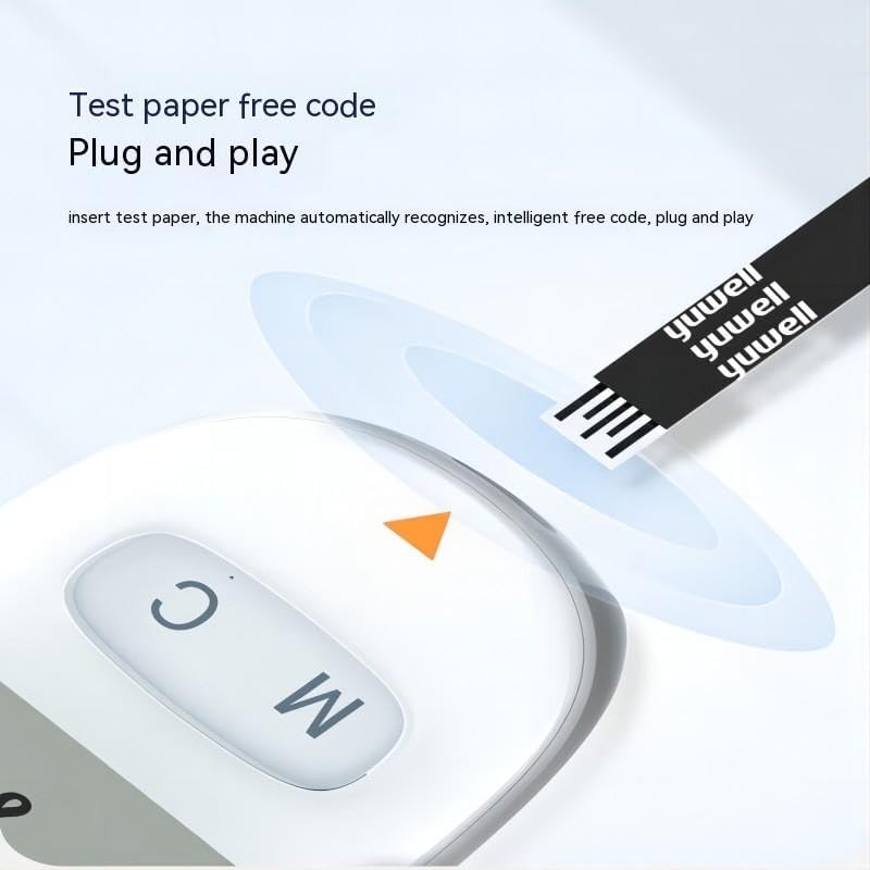 COOLBABY HQQ003 Blood Glucose Meter Automatic, Strip Test Paper 50 Piecesollection Needles 50 Pieces Of Disinfection Tablet 1 Storage Bo 50 Blood Cx - coolbabymalls