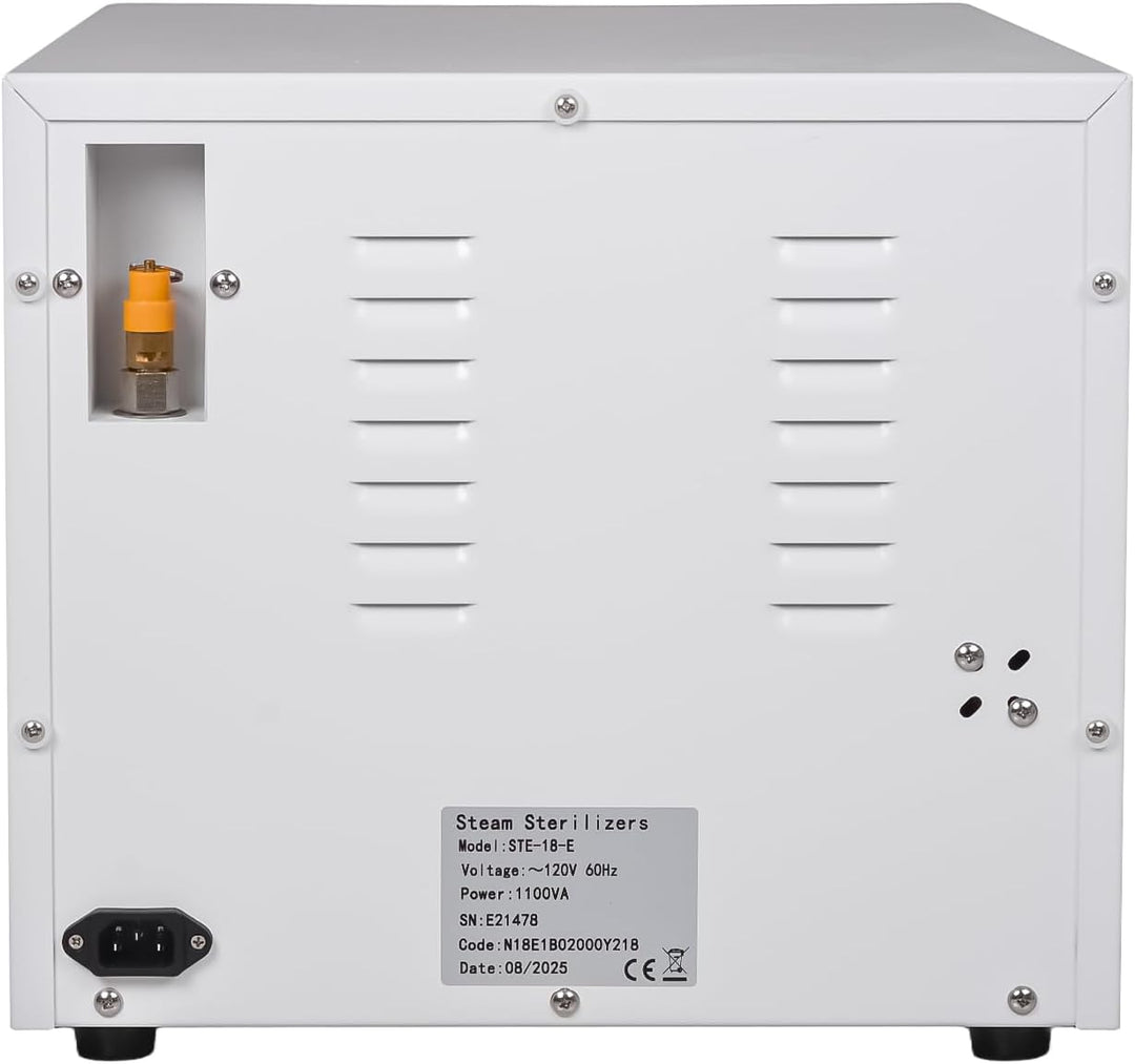 Automatic Autoclave Steam Sterilizer Medical Dental Sterilization Equipment 18L - coolbabymalls