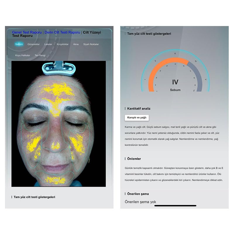 13.3 Inch 3D Digital Skin Analyzer Detector AI Smart Facial Skin Analysis Machine for Beauty Salon - coolbabymalls