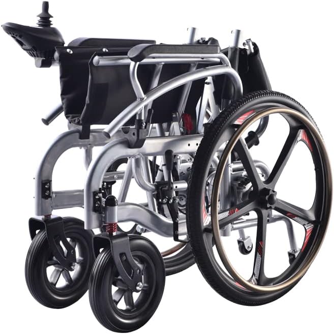 COOLBABY ZZR-E310D-BLK: Portable 24-Inch Electric Wheelchair for Adults and the Elderly - coolbabymalls