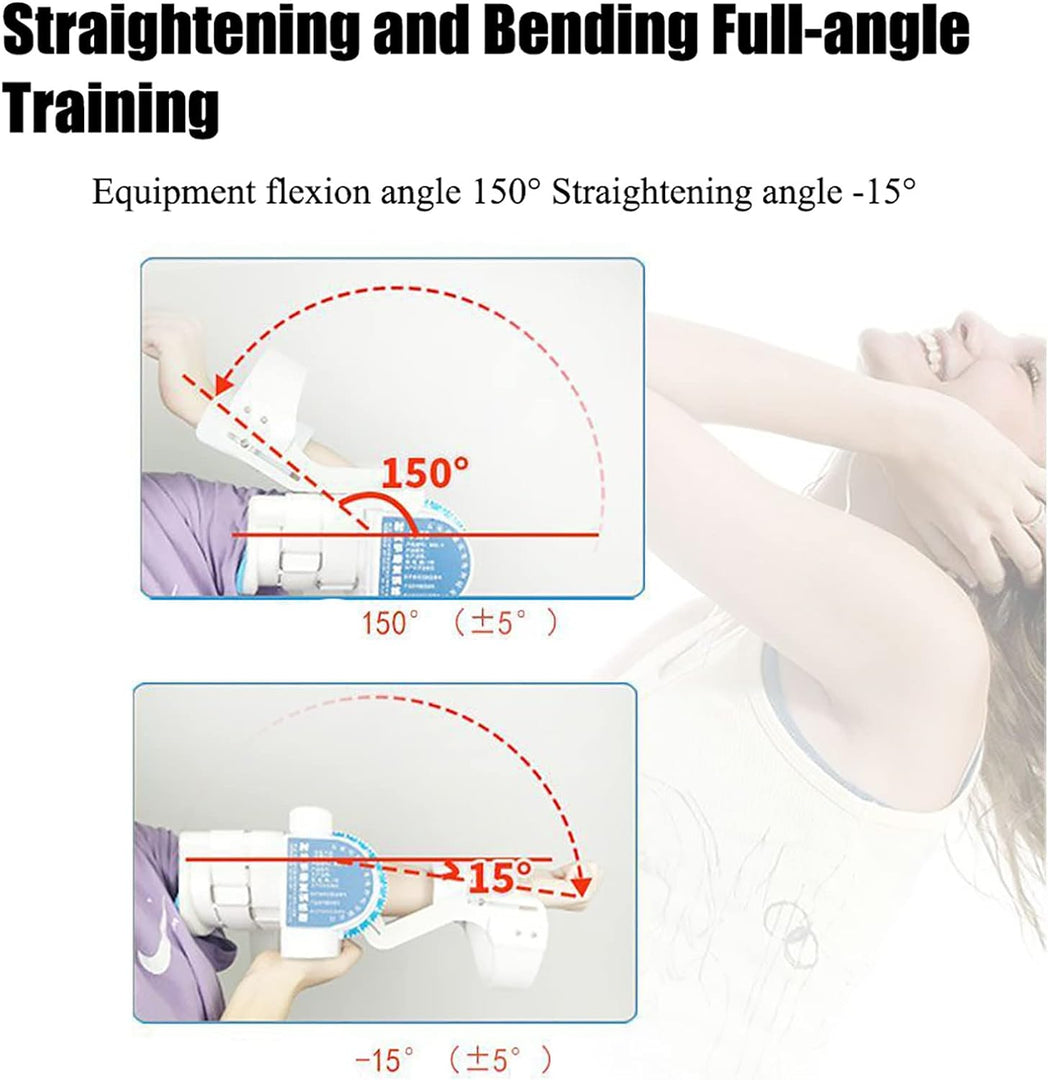 DEDU ZLJ1110 Electric Elbow Joint Extension Trainer  Home Automatic Flexion And Extension Arm Rehabilitation Training Support Trainer - 15°-150° Precise Torque Angle - coolbabymalls