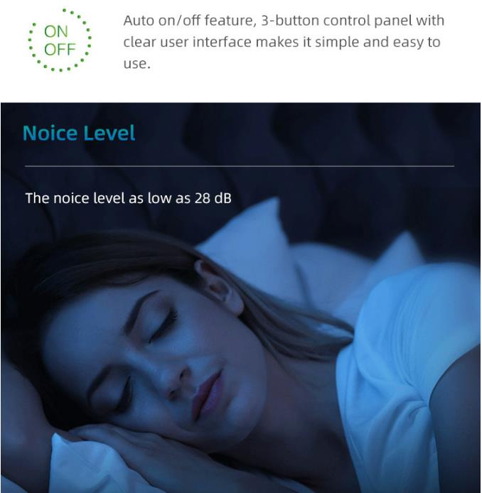 BMC ZLJ-HXJ G2S A20 Sleep Apnea Machine Fully Automatic Sleep Apnea Machine Non-invasive Anti-snoring Device Comes With Full Size Nasal Mask Set - coolbabymalls