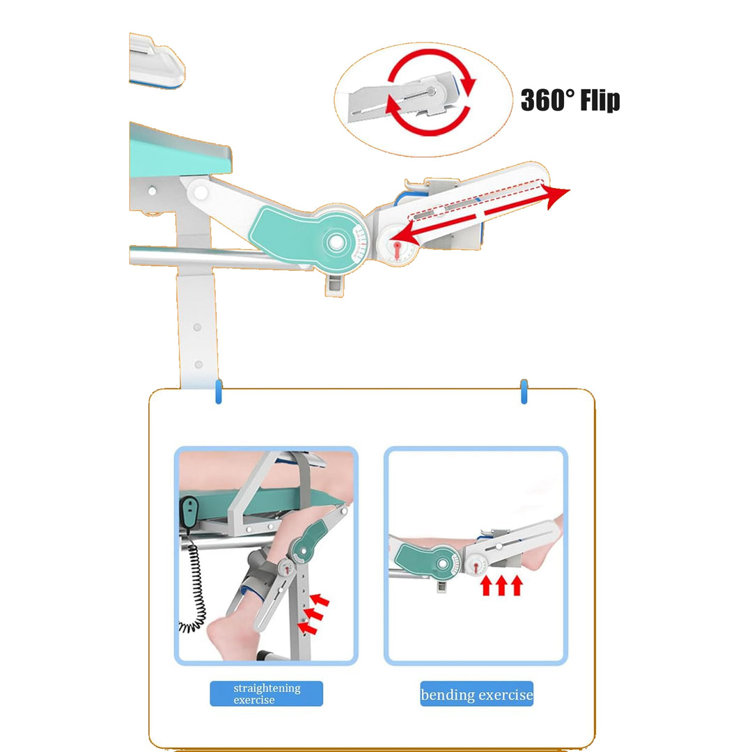 Daai Intelligent ZLJ1111 Electric Knee Rehabilitation Trainer Home Lower Limb Knee Rehabilitation Trainer Hemiplegia Rehabilitation Equipment - coolbabymalls