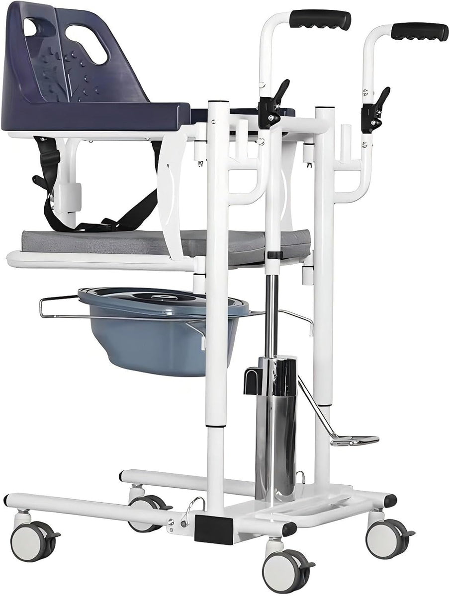 ENJOYCARE Hydraulic Patient Lift Transfer Chair - Adjustable Height, S ...