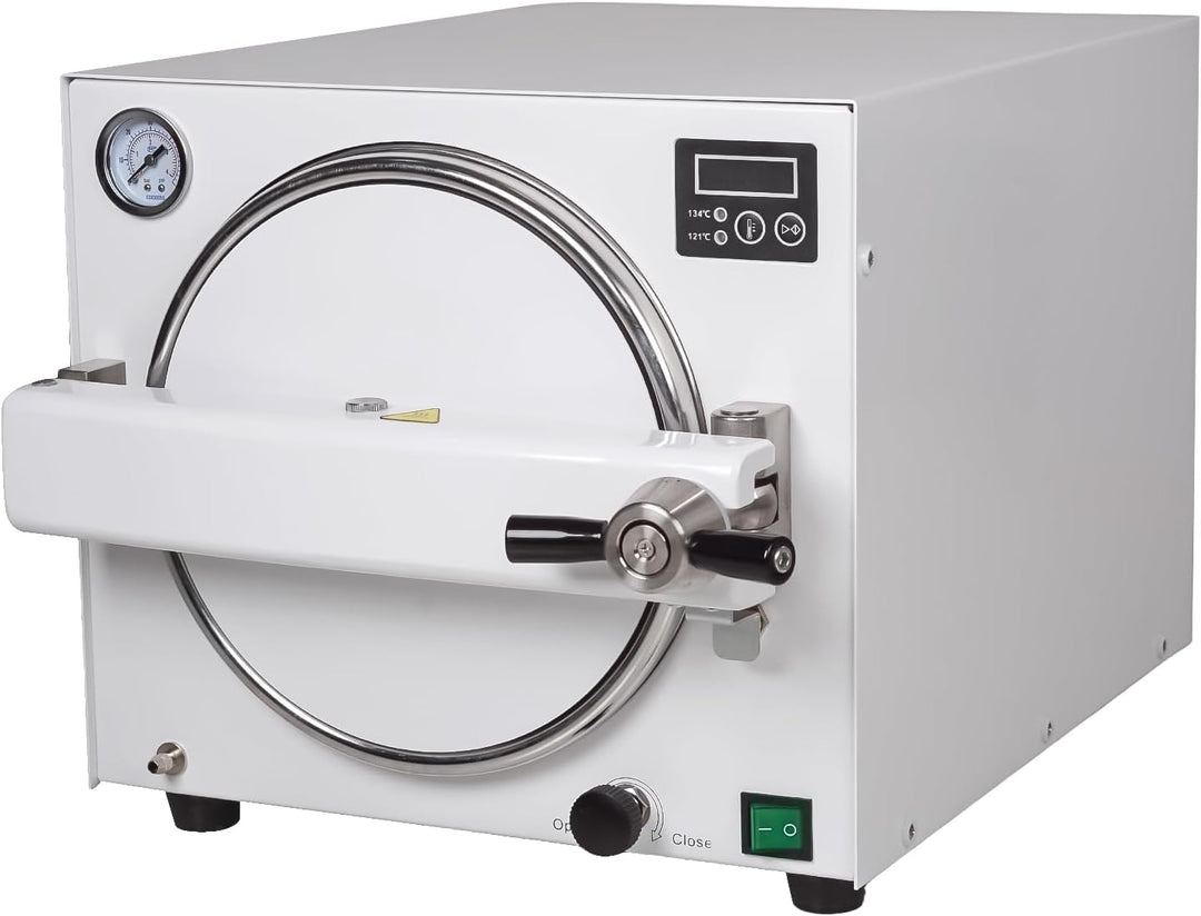 Automatic Autoclave Steam Sterilizer Medical Dental Sterilization Equipment 18L - coolbabymalls