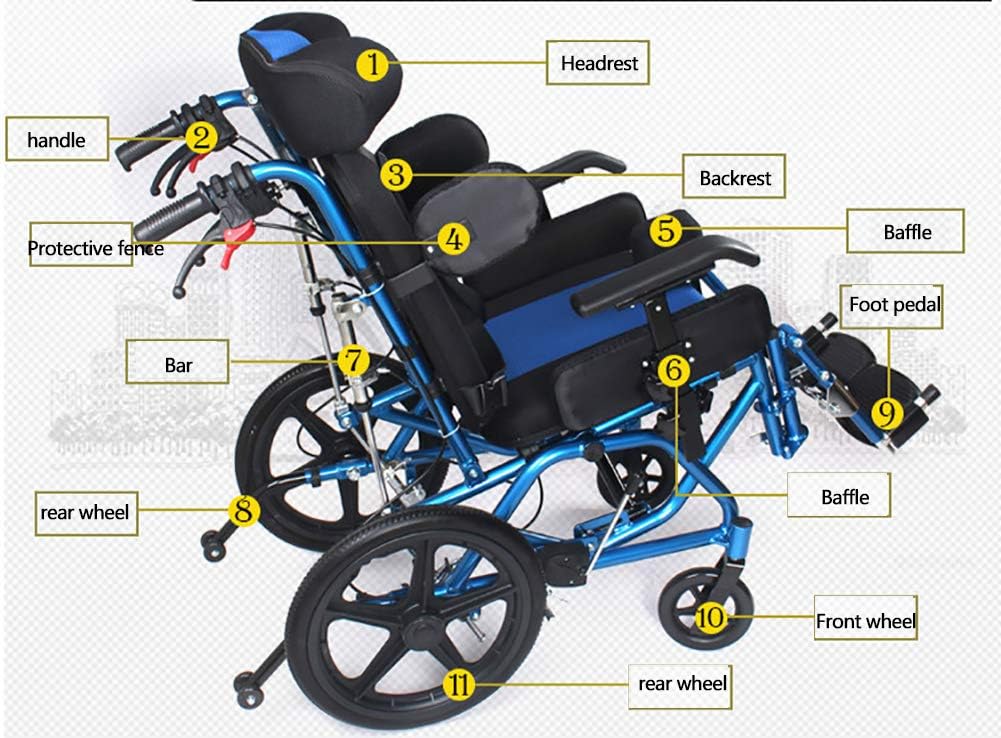 ENJOYCARE EK825 Manual Wheelchair for Kids