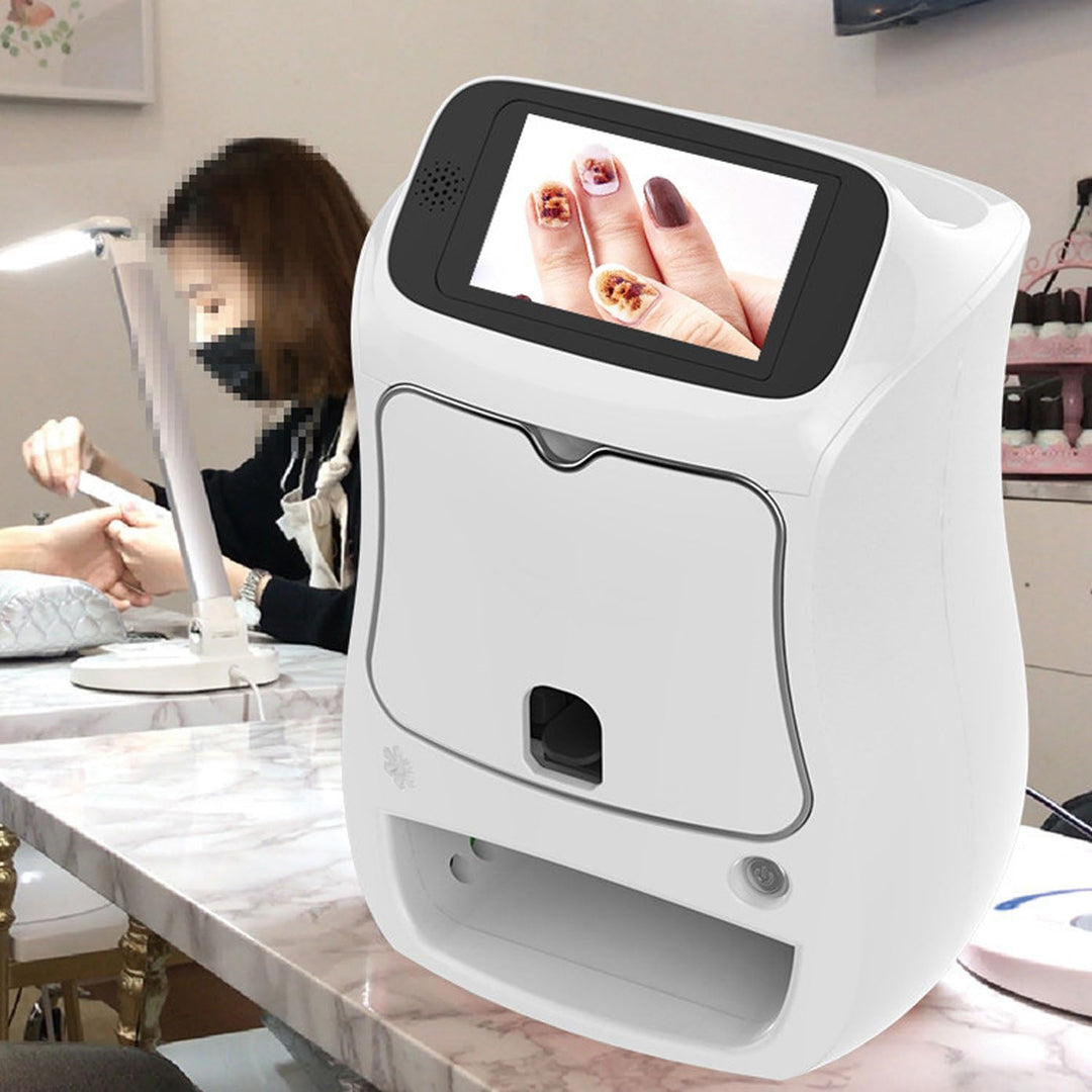 Automatic Smart DIY Digital Nail Art Printer Machine Touch Screen AI Professional 3D Nail Printer - coolbabymalls